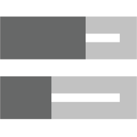 horizontal bars showing progress